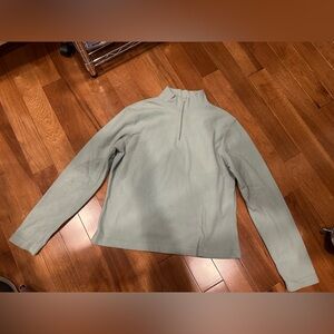 Light Gray Quarter-Zip Pullover